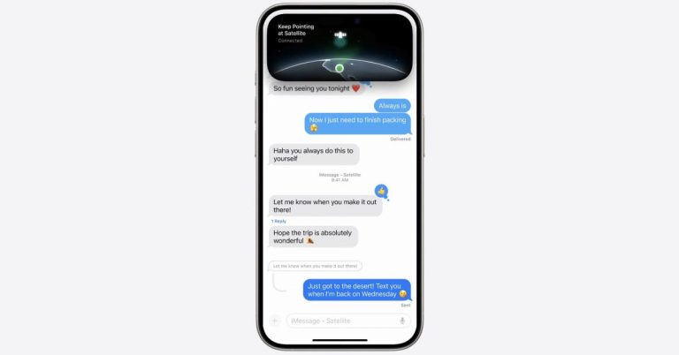 Vous n’avez pas de connexion ?  iOS 18 vous permet d’envoyer des messages avec votre iPhone par satellite